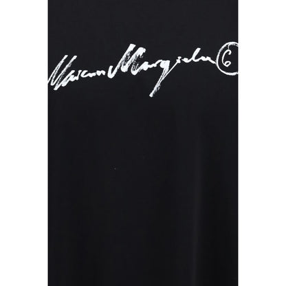 MM6 Black Cotton T-Shirt