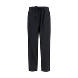 Pantalon Casual Noir en Polyester MM6 Maison Margiela