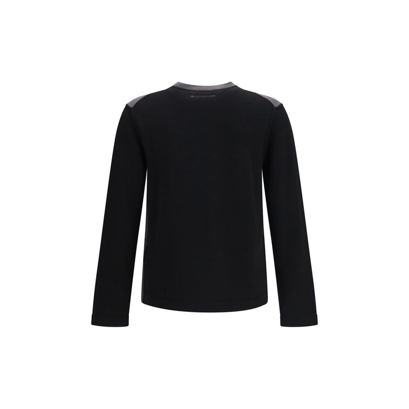 MM6 Black Wool Oves Aries Sweatshirt