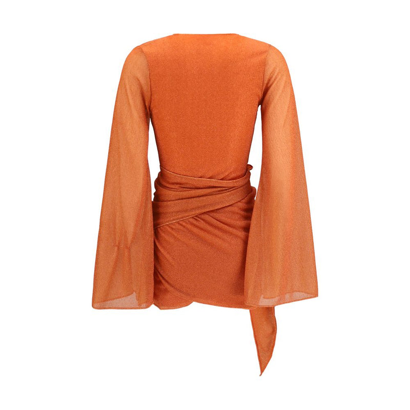 Oséree Lumière Pareo Dress in Orange - Elegant Casual Wear