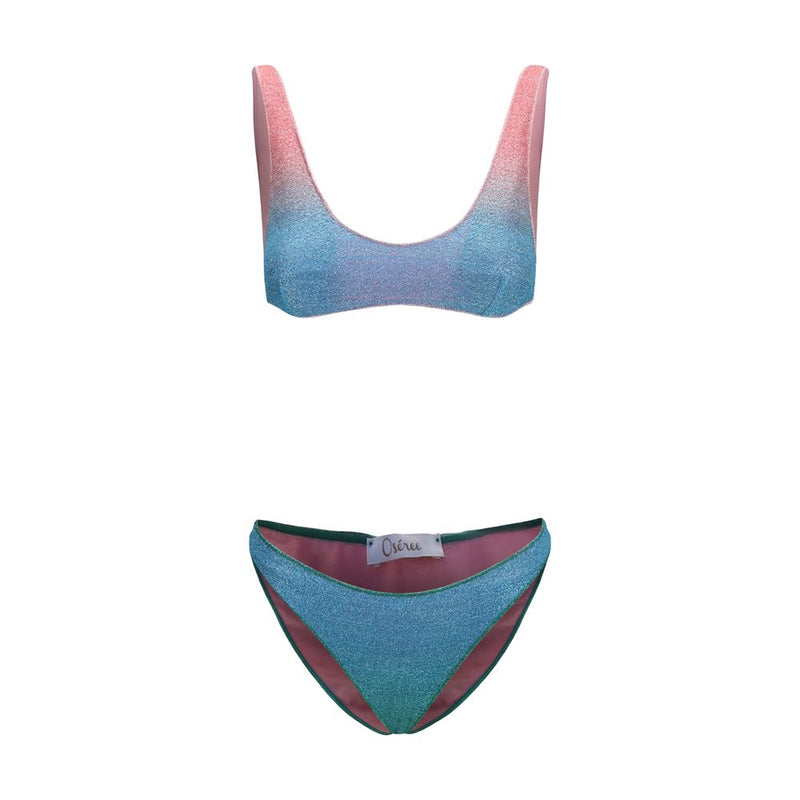 Oséree Lumière Sporty Set Candy Bikini in Blue