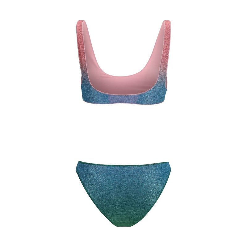 Oséree Lumière Sporty Set Candy Bikini in Blue