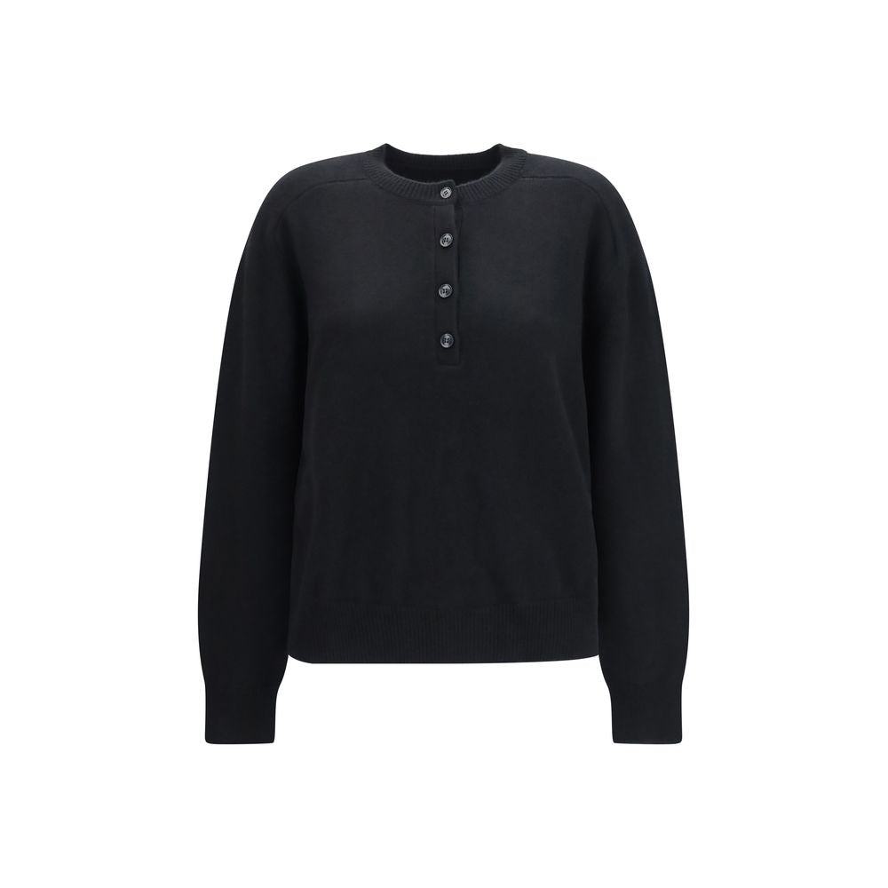 Loulou De Saison Malo Black Cashmere Sweatshirt