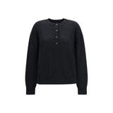 Loulou De Saison Malo Black Cashmere Sweatshirt