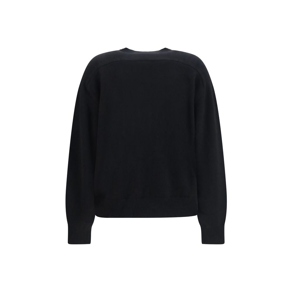 Loulou De Saison Malo Black Cashmere Sweatshirt