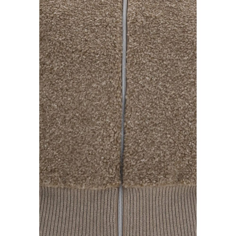 Herno Beige Wool Oves Aries Cardigan