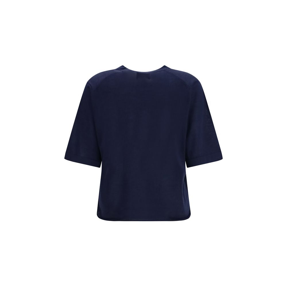 Loulou De Saison Nala Blue Cashmere T-Shirt
