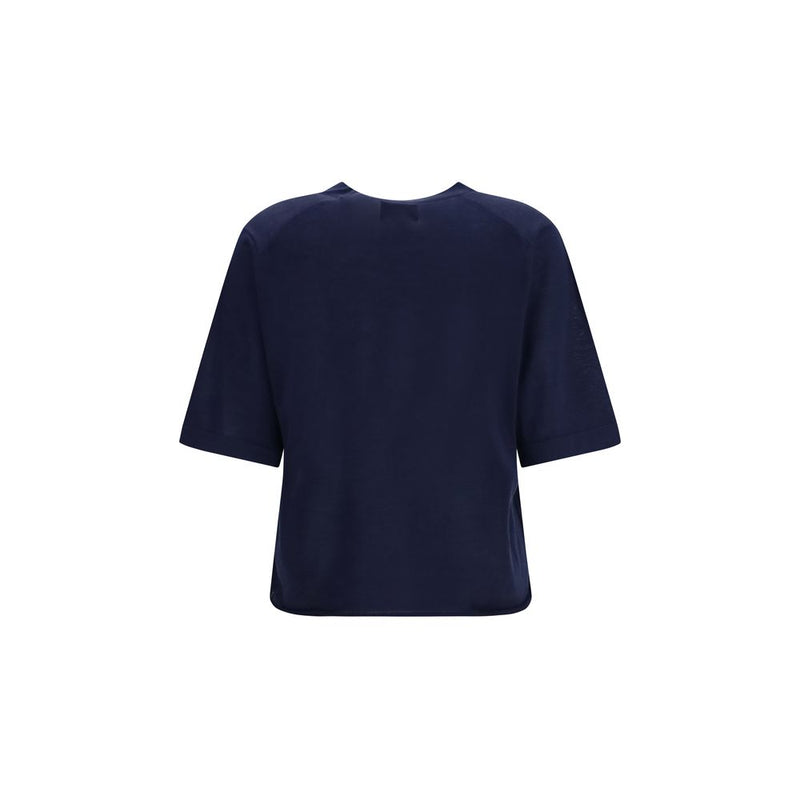 Loulou De Saison Nala Blue Cashmere T-Shirt