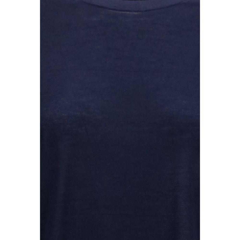 Loulou De Saison Nala Blue Cashmere T-Shirt