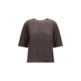 Loulou De Saison Nala Brown Cashmere T-Shirt