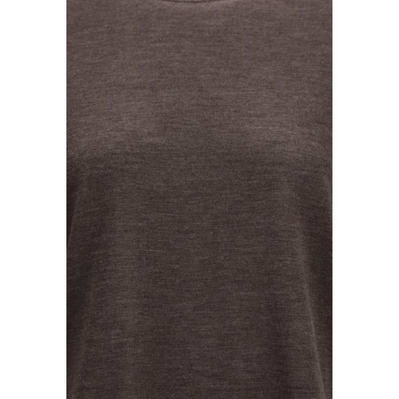 Loulou De Saison Nala Brown Cashmere T-Shirt