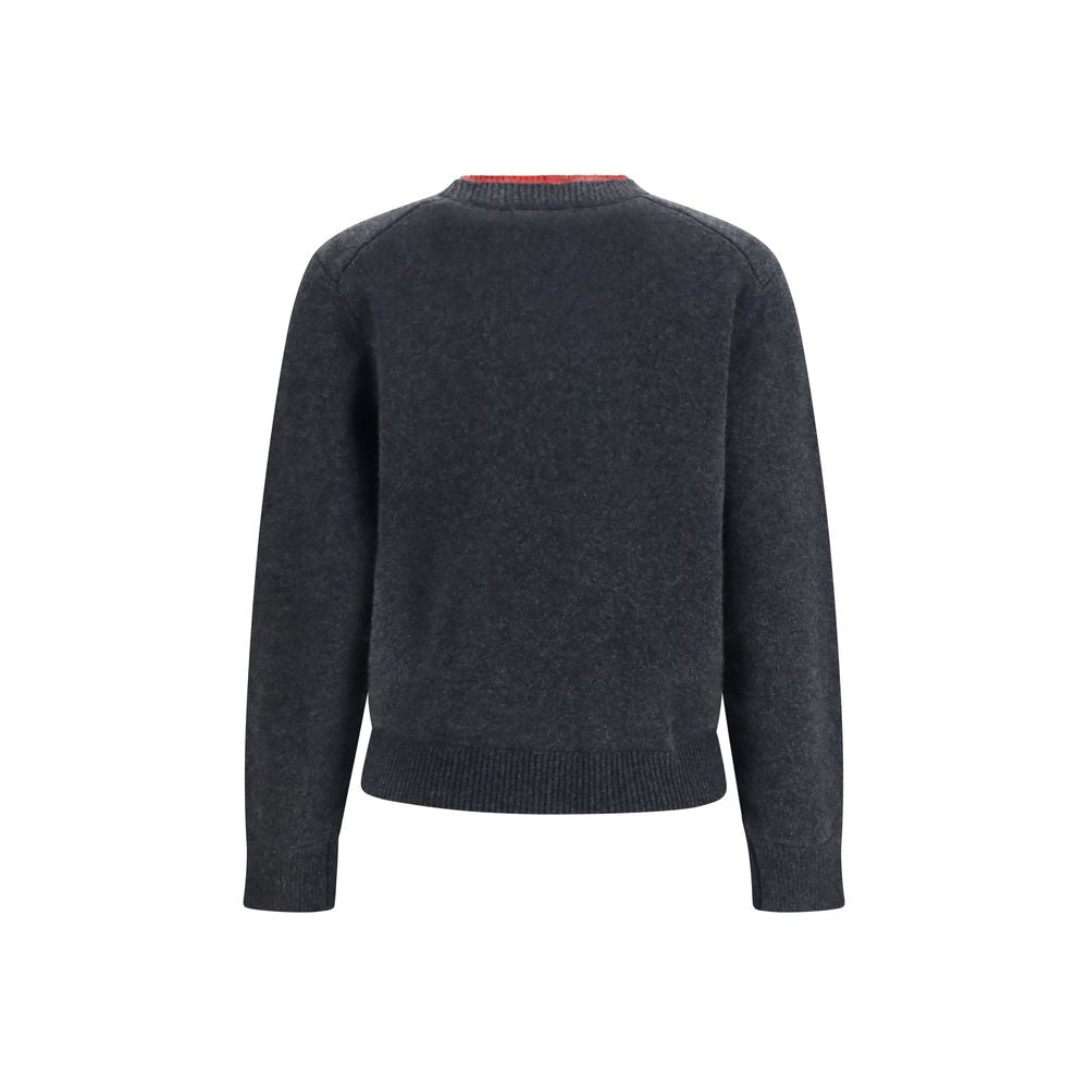 Loulou De Saison Otis Gray Cashmere Sweater