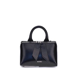 The Attico Black Calf Leather Bos Taurus Shoulder Bag