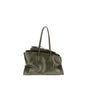 The Attico Bicolor Calf Leather Bos Taurus Shoulder Bag