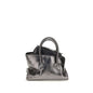 The Attico Gray Calf Leather Bos Taurus Handbag