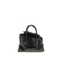 The Attico Black Calf Leather Bos Taurus Handbag
