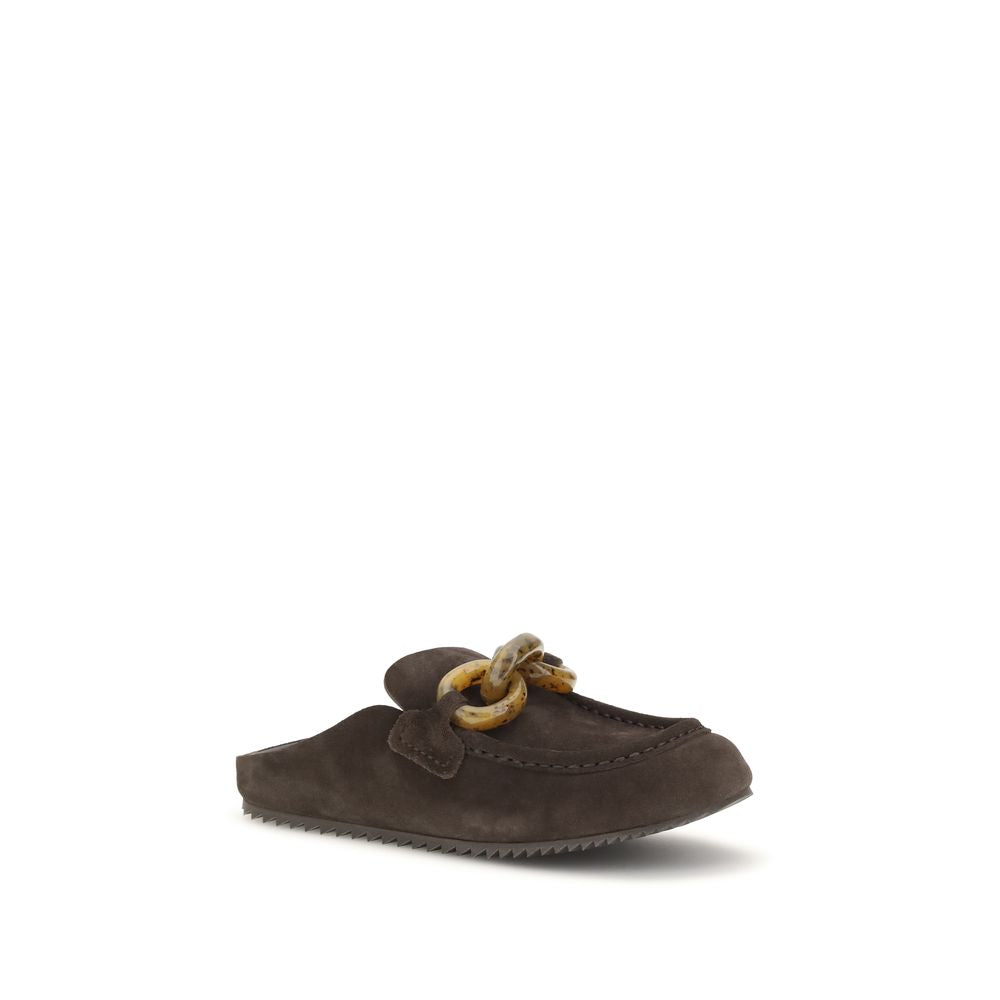 Pedro García Bilma Mules en Cuir de Veau Marron