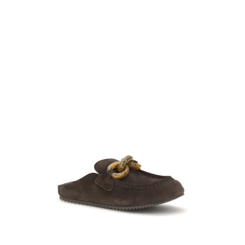 Pedro García Brown Calf Leather Bos Taurus Mules