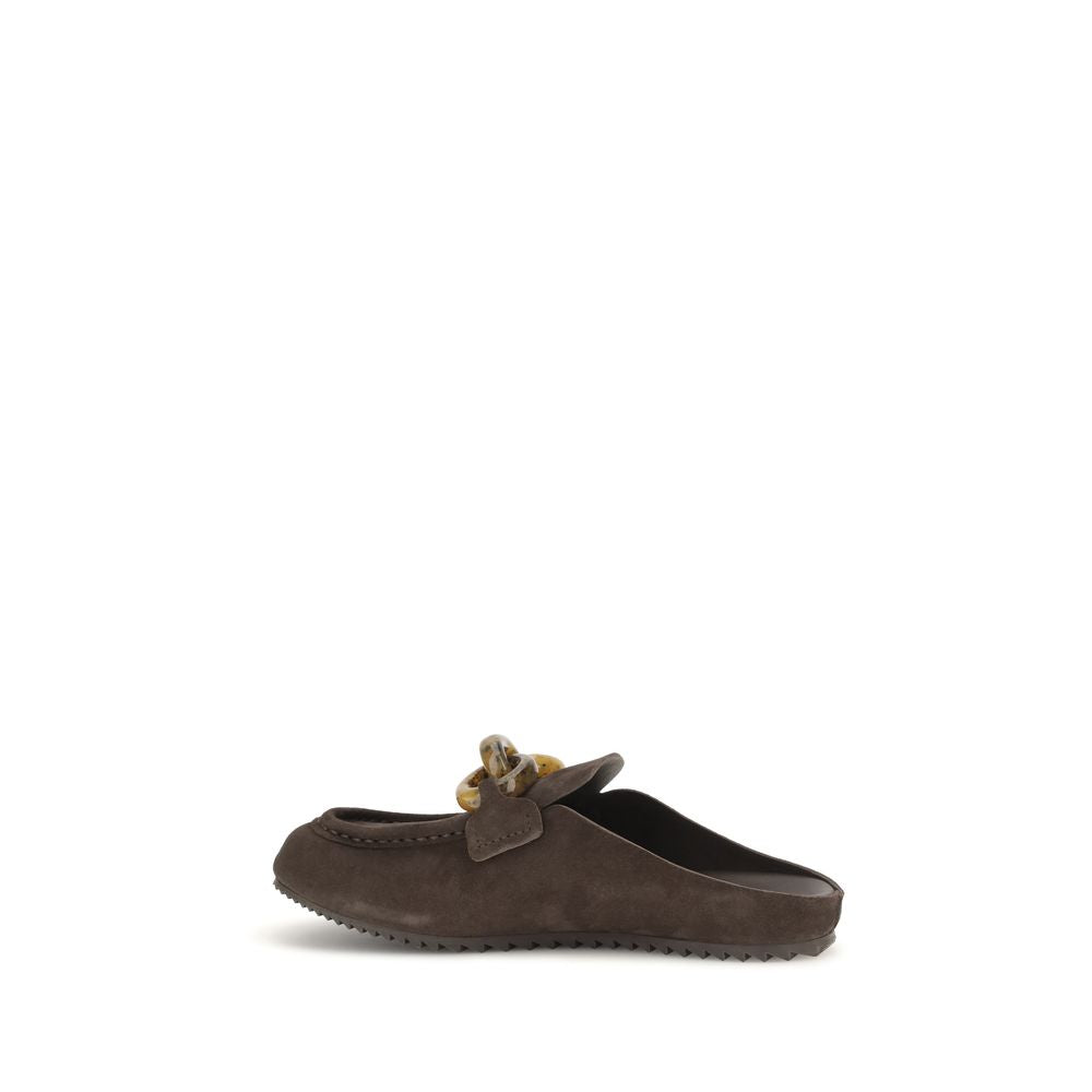 Pedro García Bilma Mules en Cuir de Veau Marron