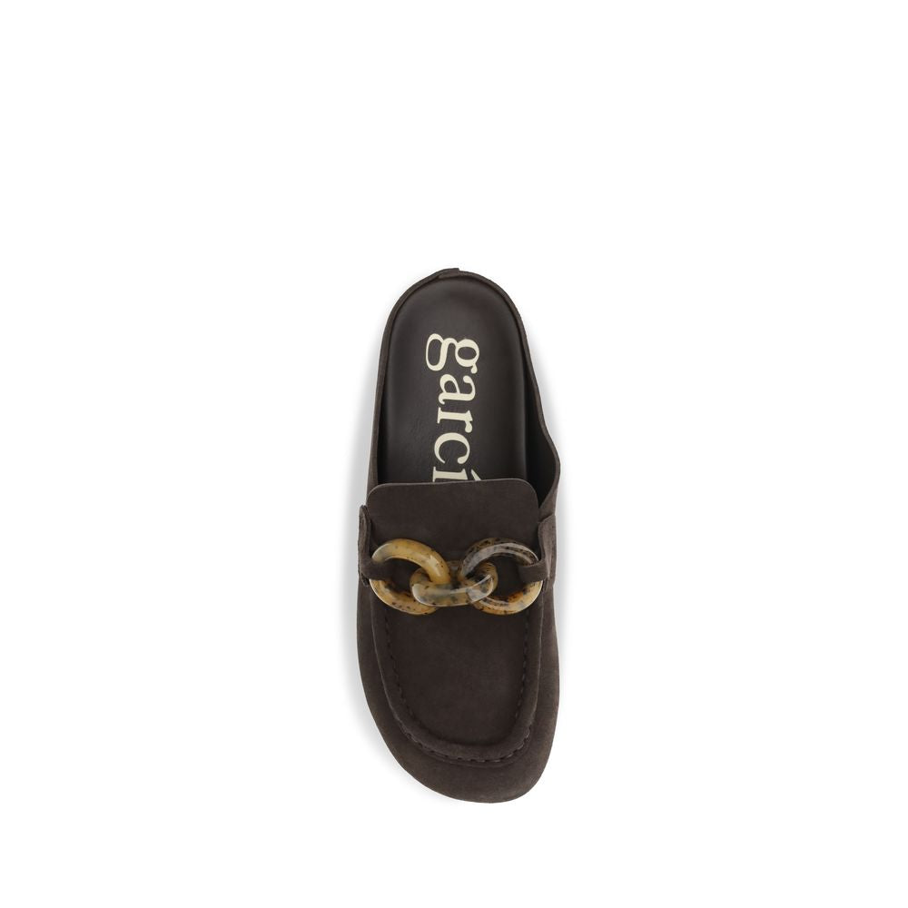 Pedro García Bilma Mules en Cuir de Veau Marron