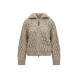 Brunello Cucinelli Beige Wool Oves Aries Cardigan