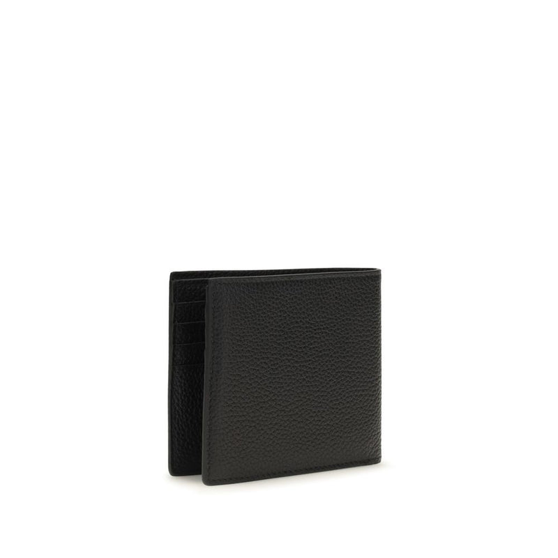 Tom Ford Black Calf Leather Bos Taurus Wallet - Elegant Accessory