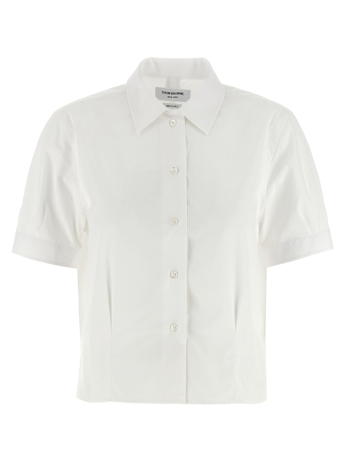 Thom Browne White Cotton Blouse