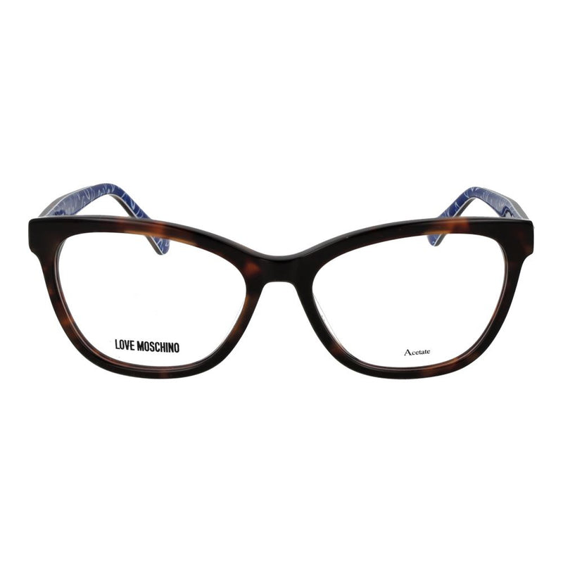 Love Moschino Brown Acetate Cat Eye Glasses (Frames)