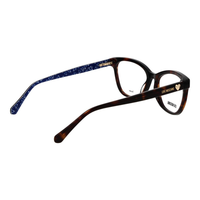 Love Moschino Brown Acetate Cat Eye Glasses (Frames)