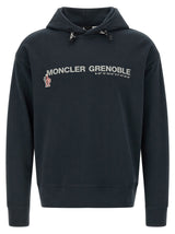 Moncler Grenoble Blue Cotton Sweatshirt - Stylish & Comfortable