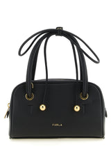 Furla Poppy S Black Calfskin Handbag