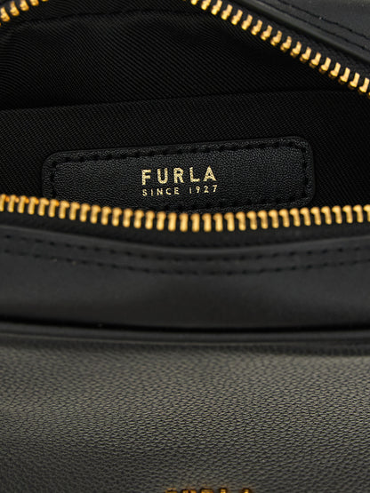Furla Black Calfskin Handbag