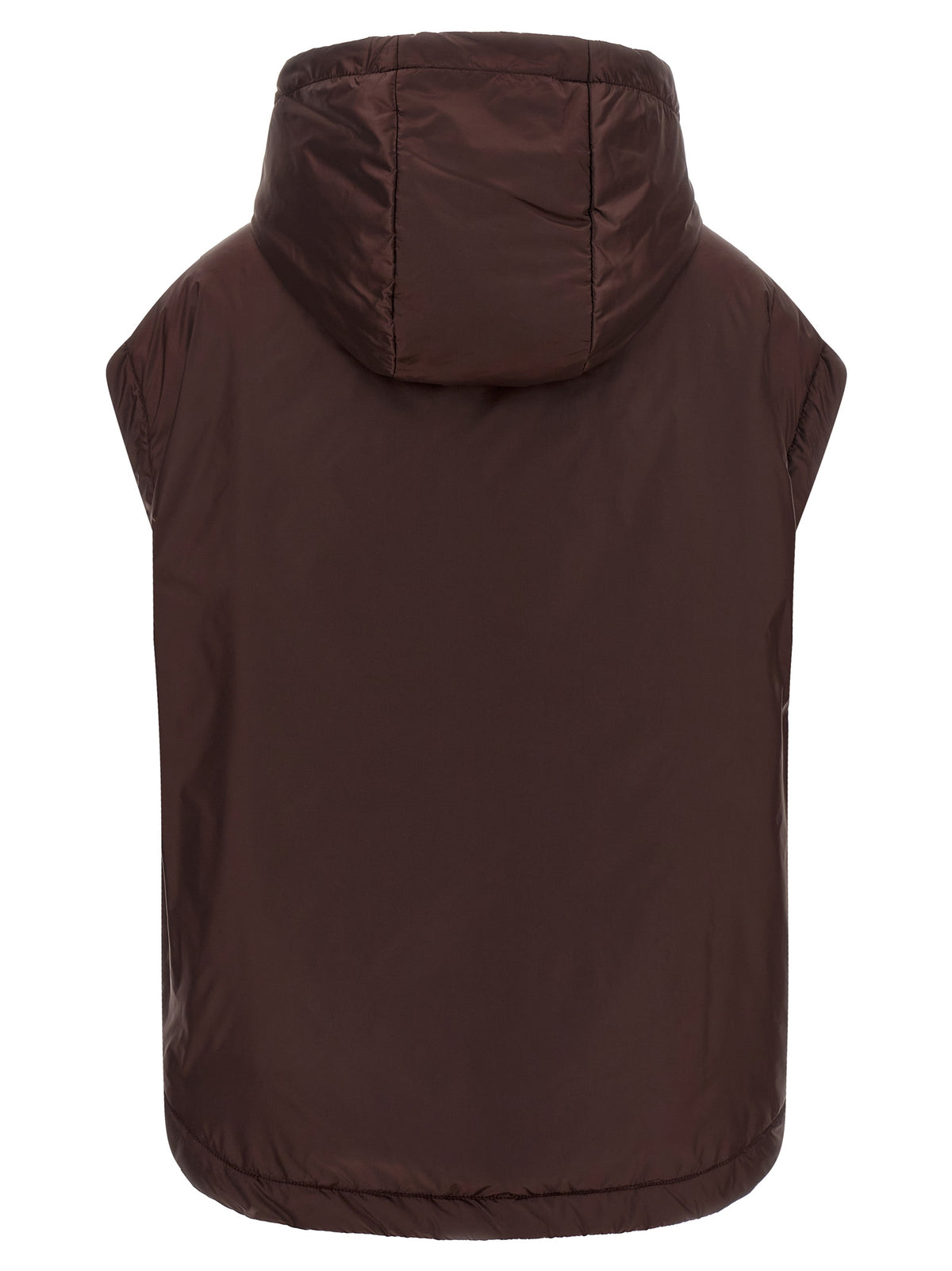 Max Mara The Cube MtcAmbra Bordeaux Sleeveless Jacket