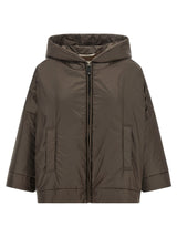 Max Mara The Cube MtcFiore Brown Shell Jacket
