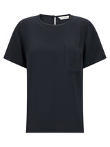 Max Mara MxmPagano Black Silk Blouse