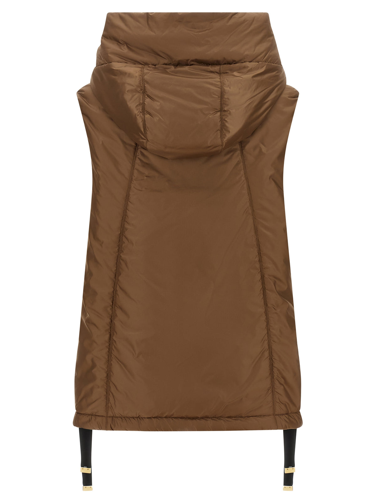 Max Mara The Cube Greengo Brown Sleeveless Jacket