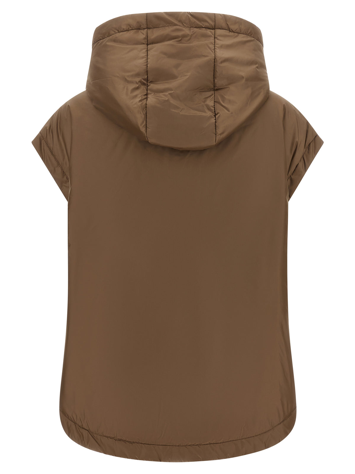 Max Mara The Cube MtcAmbra Brown Sleeveless Jacket