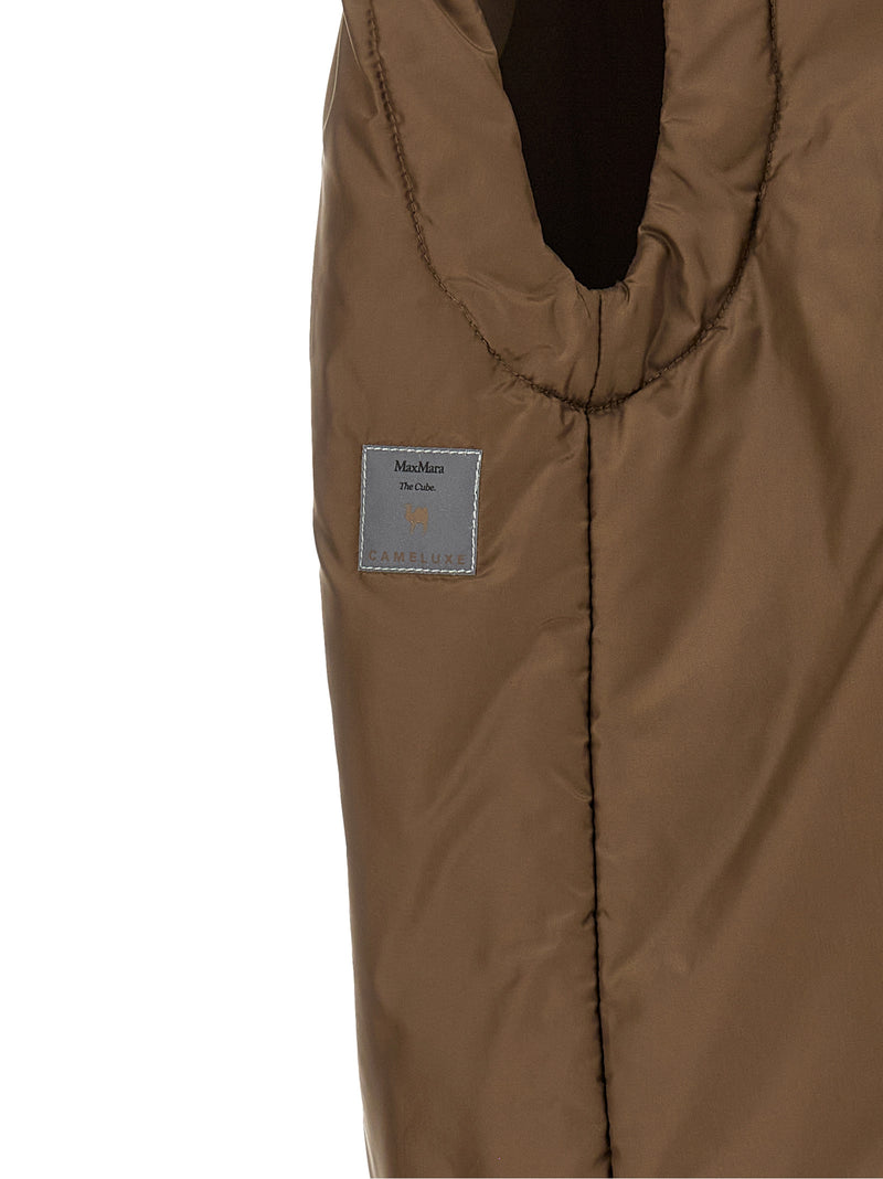 Max Mara The Cube MtcAmbra Brown Sleeveless Jacket