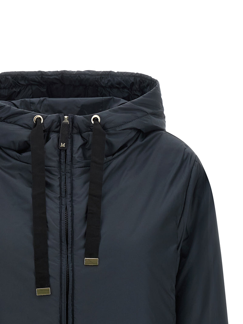 Max Mara The Cube Greenh Blue Polyester Shell Jacket