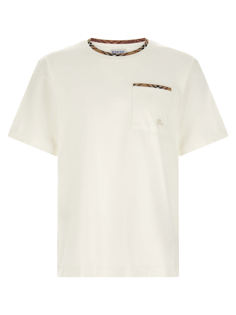 T-shirt Burberry Ryan en coton blanc