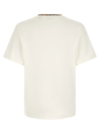 Burberry White Cotton T-Shirt