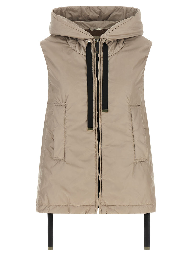 Max Mara The Cube ‘Greengo’ Beige Sleeveless Jacket
