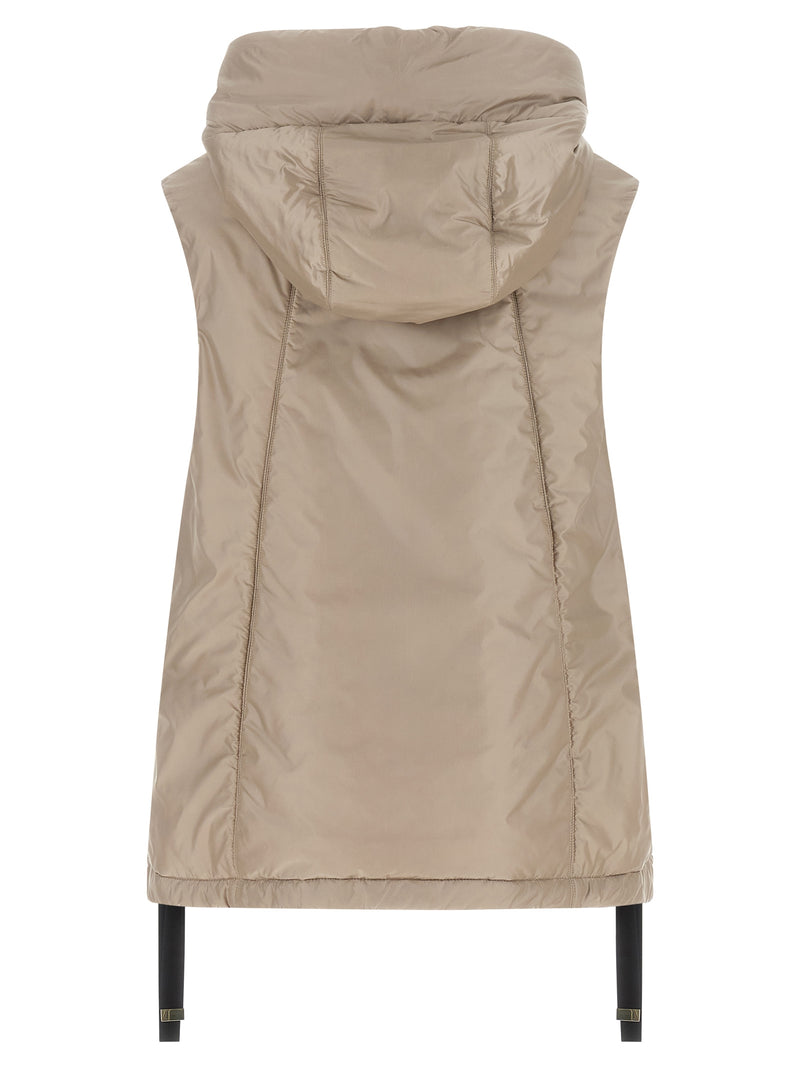 Max Mara The Cube ‘Greengo’ Beige Sleeveless Jacket