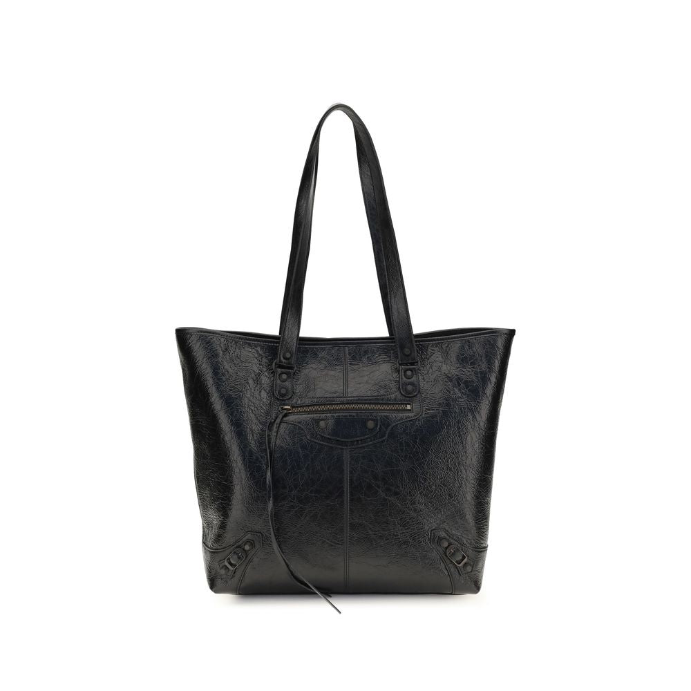 Sac à épaule Balenciaga Black Lamb Ovis Aries Aries