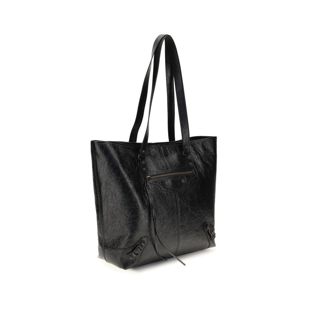 Sac à épaule Balenciaga Black Lamb Ovis Aries Aries