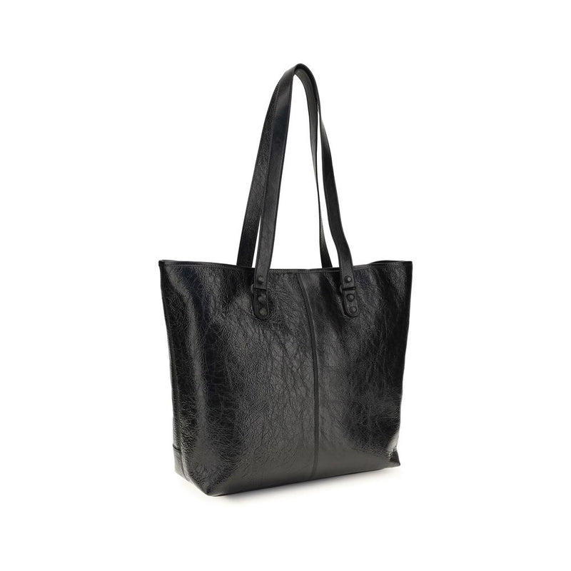 Sac à épaule Balenciaga Black Lamb Ovis Aries Aries