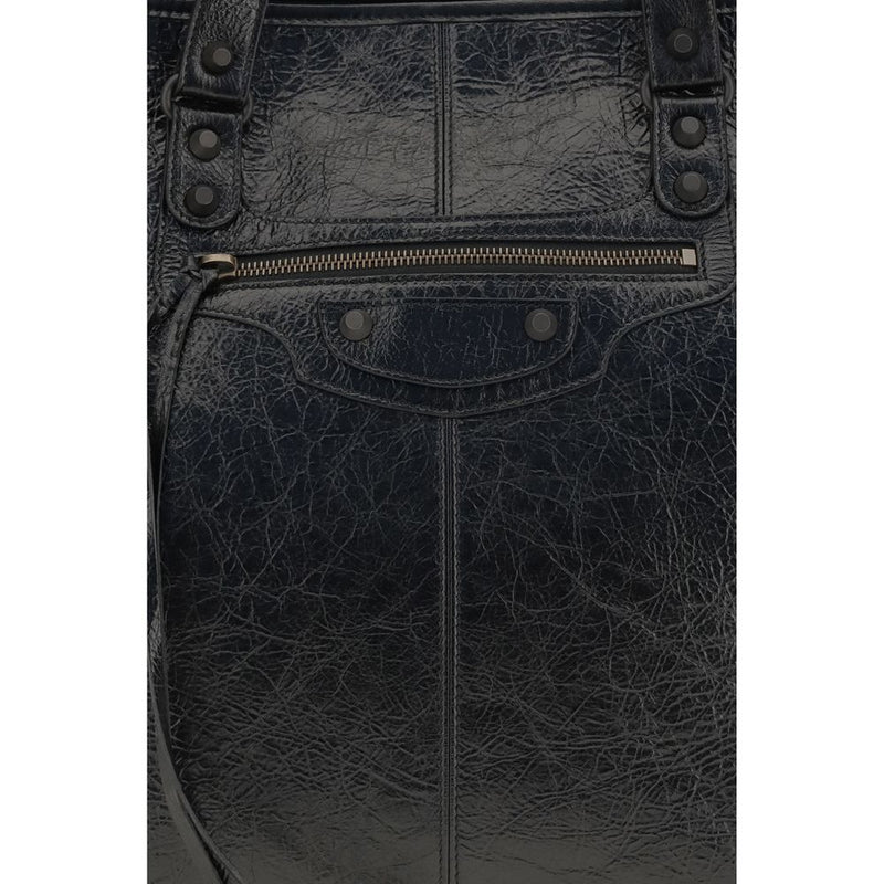 Sac à épaule Balenciaga Black Lamb Ovis Aries Aries