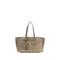 Brunello Cucinelli Brown Calf Leather Bos Taurus Shoulder Bag