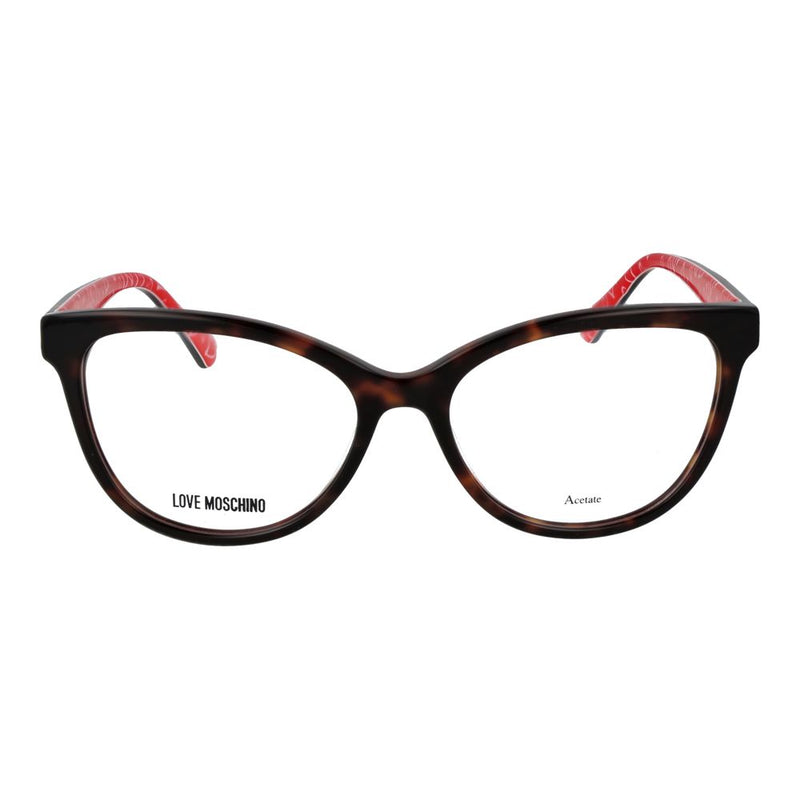 Love Moschino Brown Acetate Cat Eye Glasses (Frames)