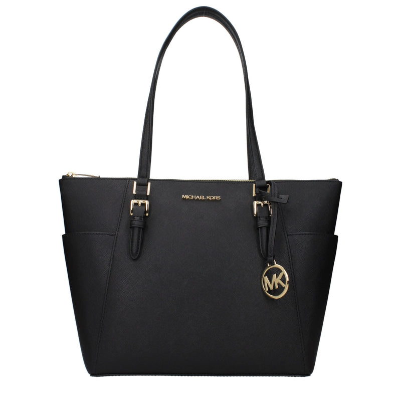 Michael Kors Black Leather Shoulder Bag - Stylish & Versatile